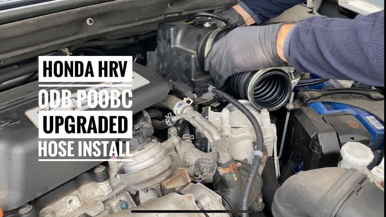 Honda HRV Upgraded intake hose install Part 2