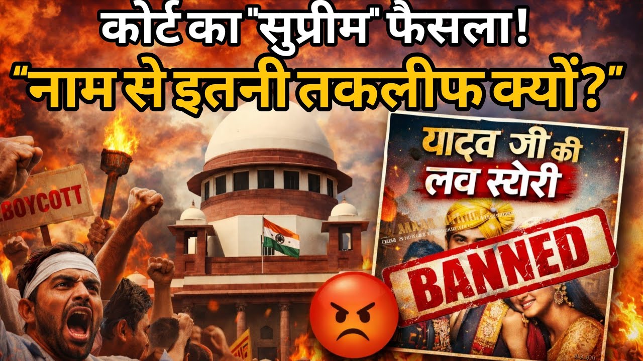 Yadav Ji Ki Love Story : टाइटल पर छिड़ी जंग का अंत! SC ने ‘यादव जी की लव स्टोरी’ पर दिया बड़ा फैसला।