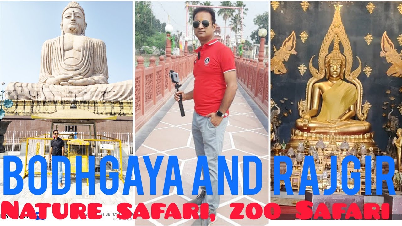 BODHGAYA TOUR || RAJGIR GLASS BRIDGE || RAJGIR ZOO SAFARI ||বুদ্ধগয়া  ভ্রমণ || রাজগির জু সাফারি