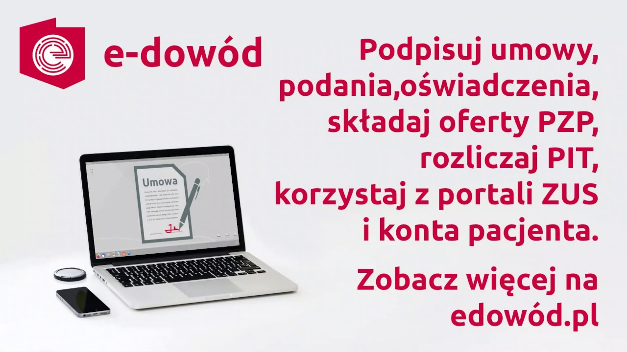 Jak podpisać plik PDF bezpłatnym podpisem elektronicznym ( e-dowodem ).