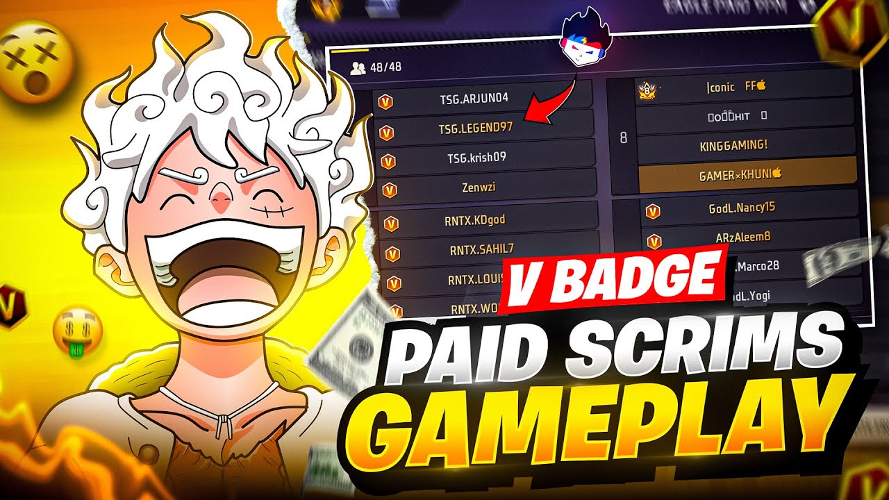 Unbelievable 💀 10,000RS T1 V Badge Teams 🚀 Pad Scrims Gameplay Higlights 🔥 ~ Garena Free Fire