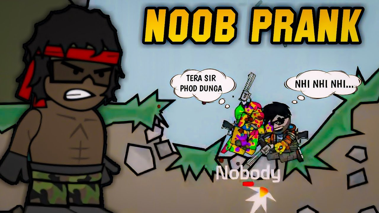 noob prank in mini militia 🤣 # 6
