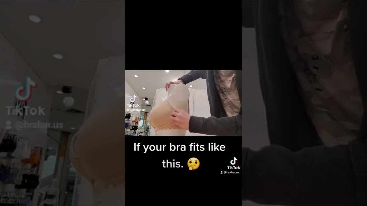 If your bra fits like this - it is too big.