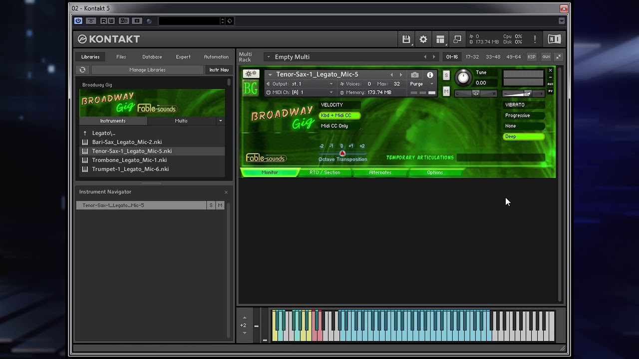Broadway Gig Walk-through - The basics