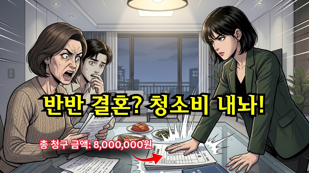 반반 결혼이라며? 시어머니께 '가사 노동 청구서' 8천만 원 보냈습니다 [인생스토리]