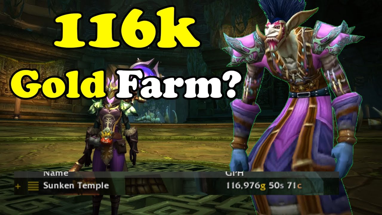116K Gold Farm In WoW - Gold Making, Gold Farming
