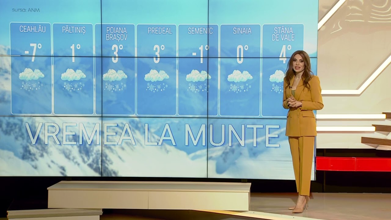 METEO. Ninsori, viscol și temperaturi apropiate de pragul &icirc;nghețului