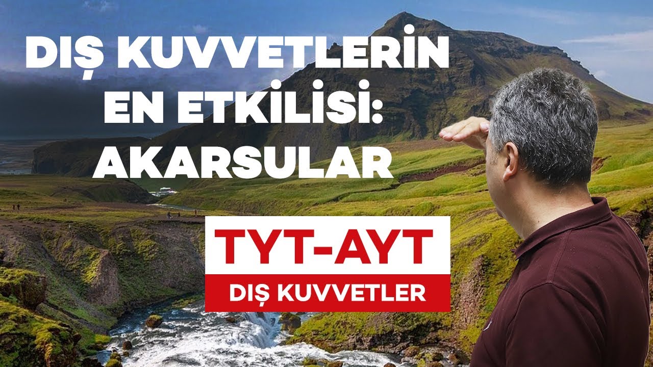 14) Dış Kuvvetler-1 / Akarsular | TYT - Coğrafya | Fatih GÖZÜAÇIK