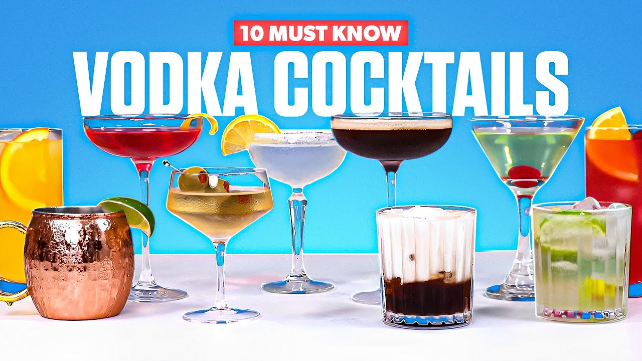 10 коктейлей с водкой, которые должен знать каждый бармен | Bartending 101