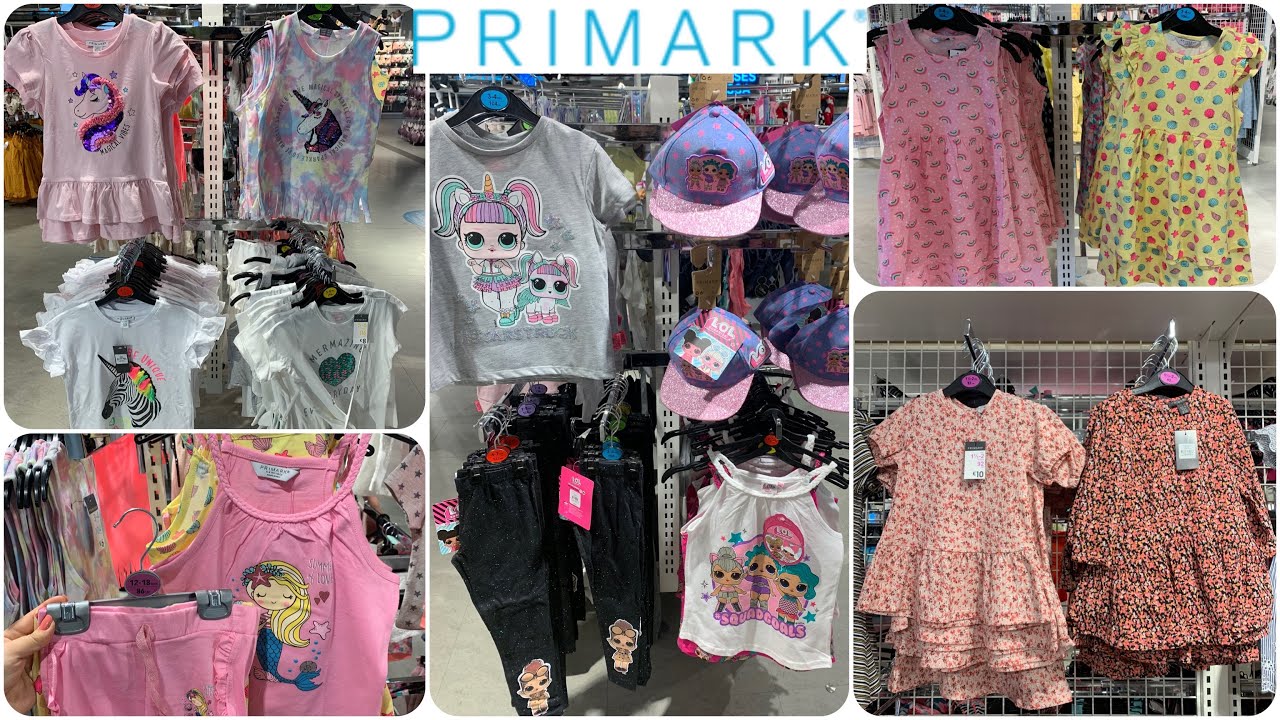 Primark kid&rsquo;s girls clothes 1-7 years spring summer collection June 2021