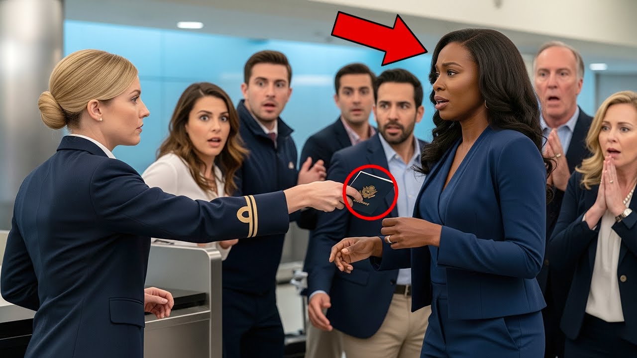 Gate Agent Snatches Black Woman’s Passport —Seconds Later, She Freezes the Airline’s Bank Account...