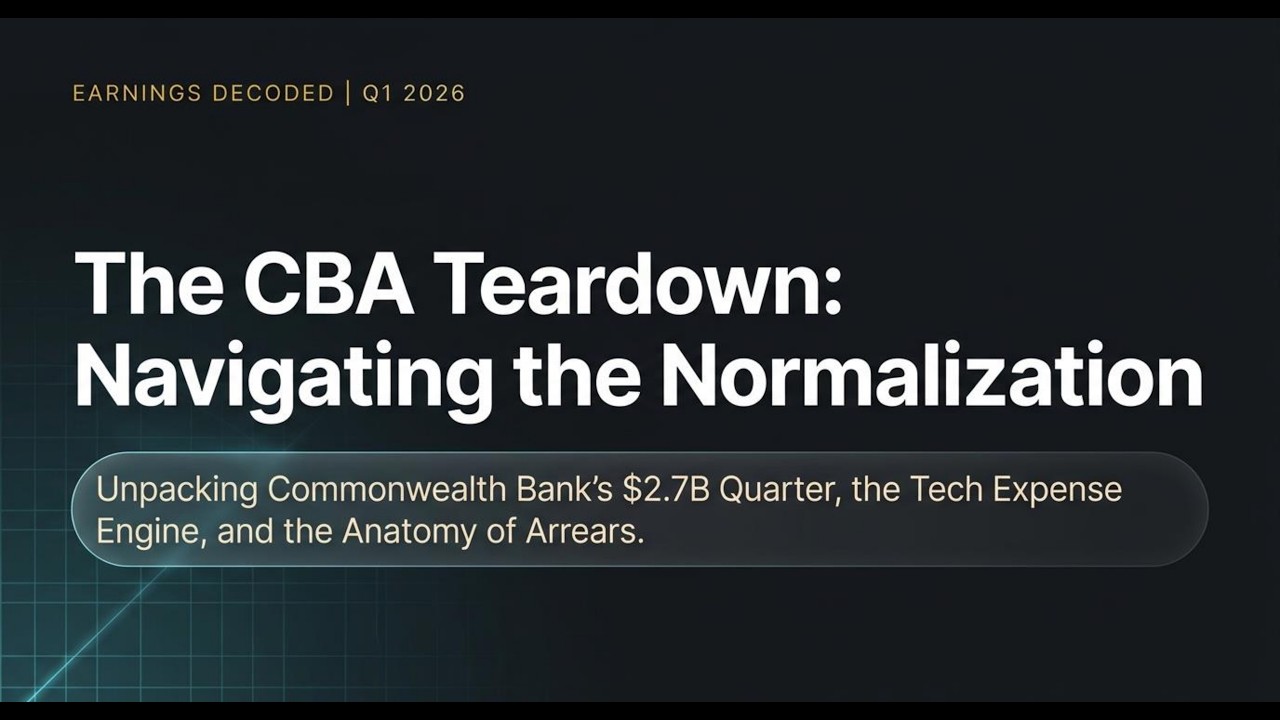 CBA Q3 2026 Results: $2.6B Profit Locked In! But Arrears Rise as Tech Spending Spikes! 🚀