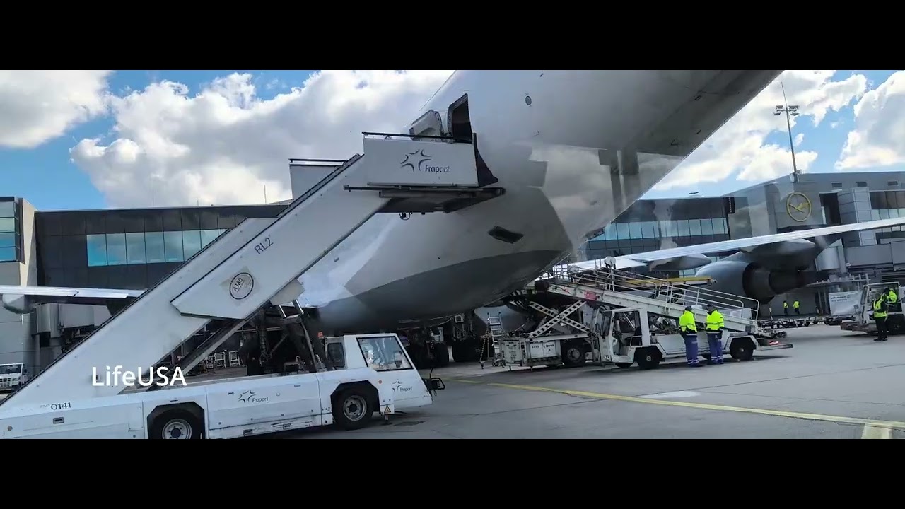 Lufthansa 747-400 Upper Deck Experience | Frankfurt to Washington | Full Flight