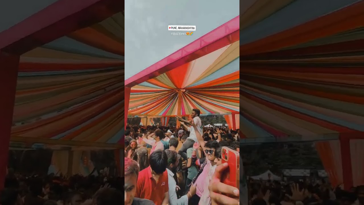 Holi Concert Pune ❤️🌈 Colours Festival Fame |Gaurav Bhoyar |#shorts #holi #pune