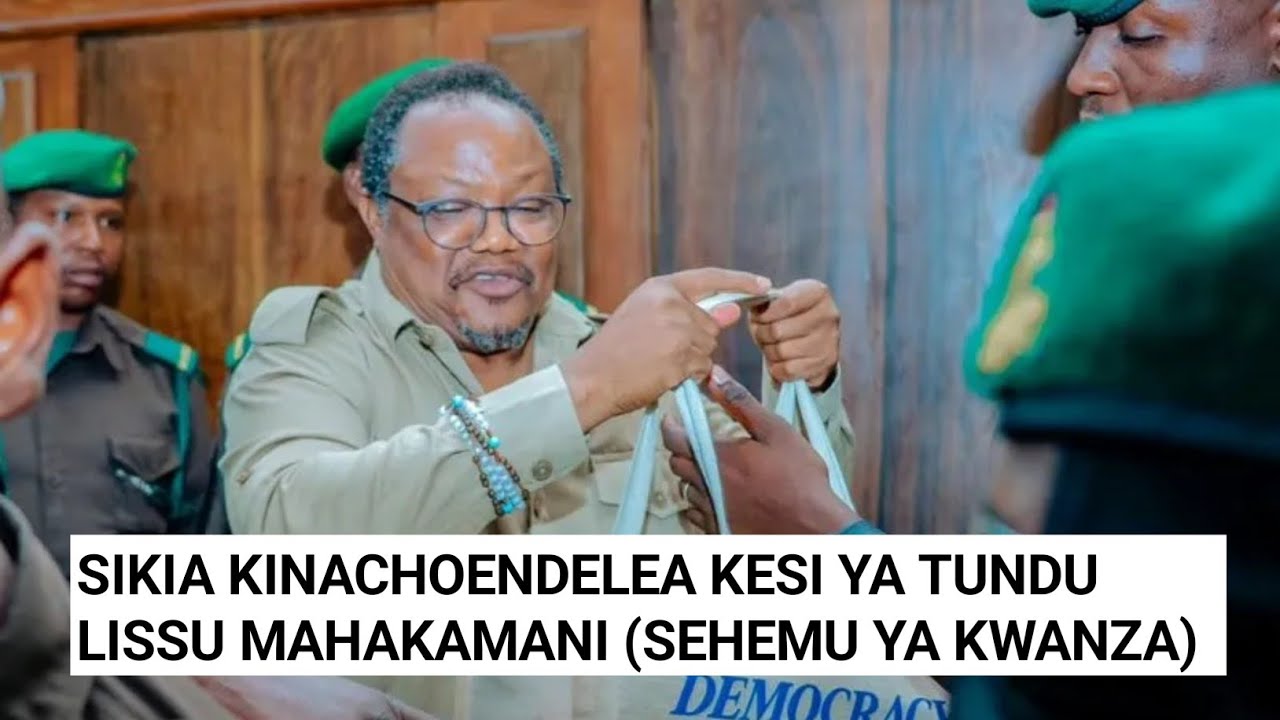 (SEHEMU YA KWANZA) SIKIA KINACHOENDELEA KESI YA TUNDU LISSU LEO TENA.