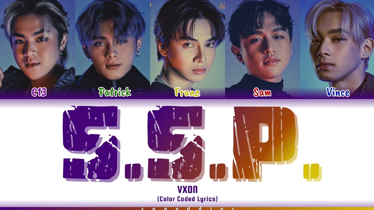 VXON - 'SSP' (Saksak Sa Puso) Lyrics [Color Coded]