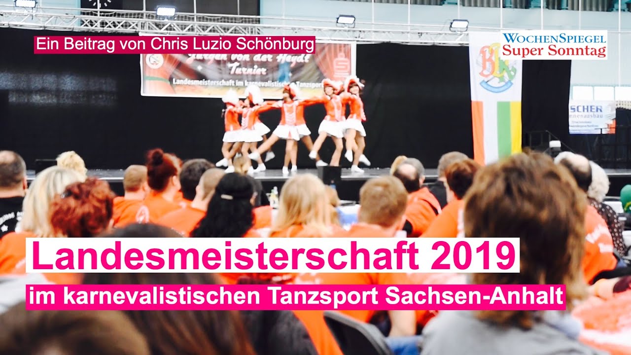 Landesmeisterschaft 2019 im karnevalistischen Tanzsport Sachsen-Anhalt