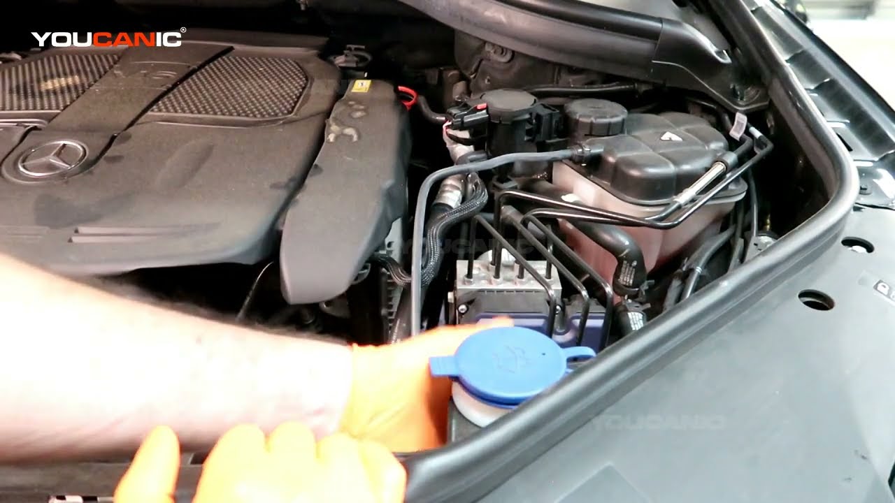 2011-2019 Mercedes-Benz GLE350 - How to Add Windshield Washer Fluid