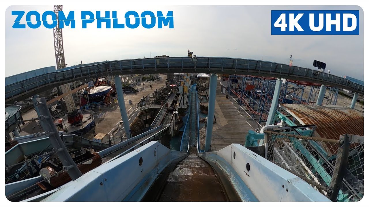 Zoom Phloom on-ride 4K POV - Moreys Piers, Wildwood NJ