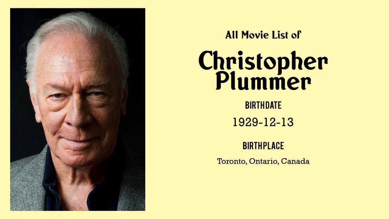Christopher Plummer Movies list Christopher Plummer| Filmography of Christopher Plummer