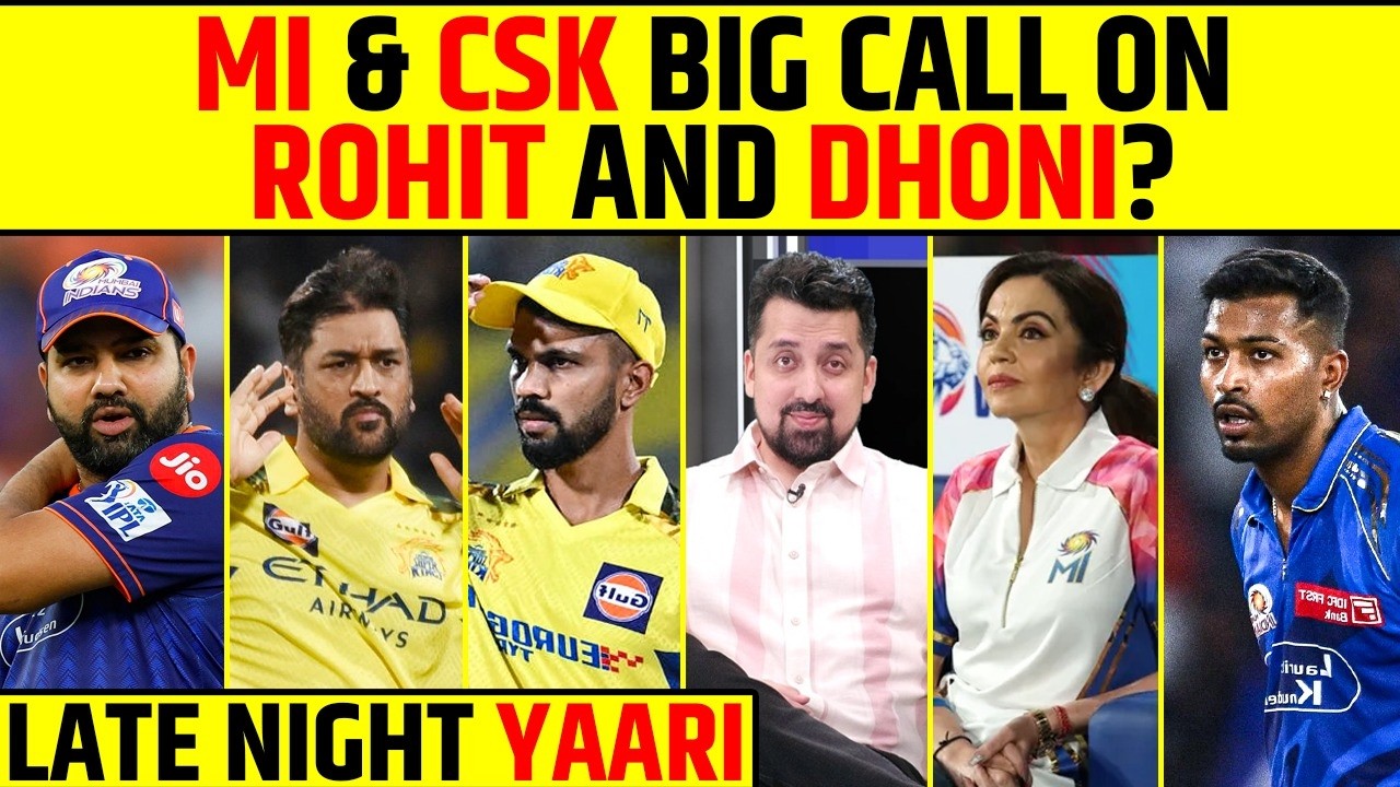 🔴LATE NIGHT YAARI - MI & CSK BIG DECISION LOADING FOR ROHIT & DHONI | RCB IN BIG DANGER #ipl2026