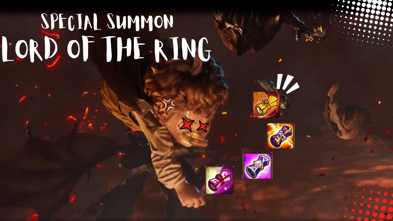 SUMMONERS WAR  X  THE LORD OF THE RING