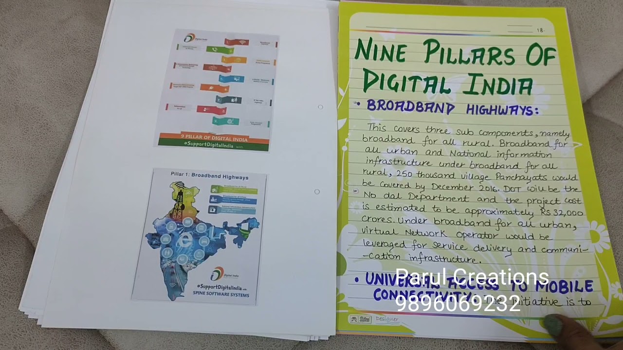 Project on Digital India for Class 12th || Economics Project