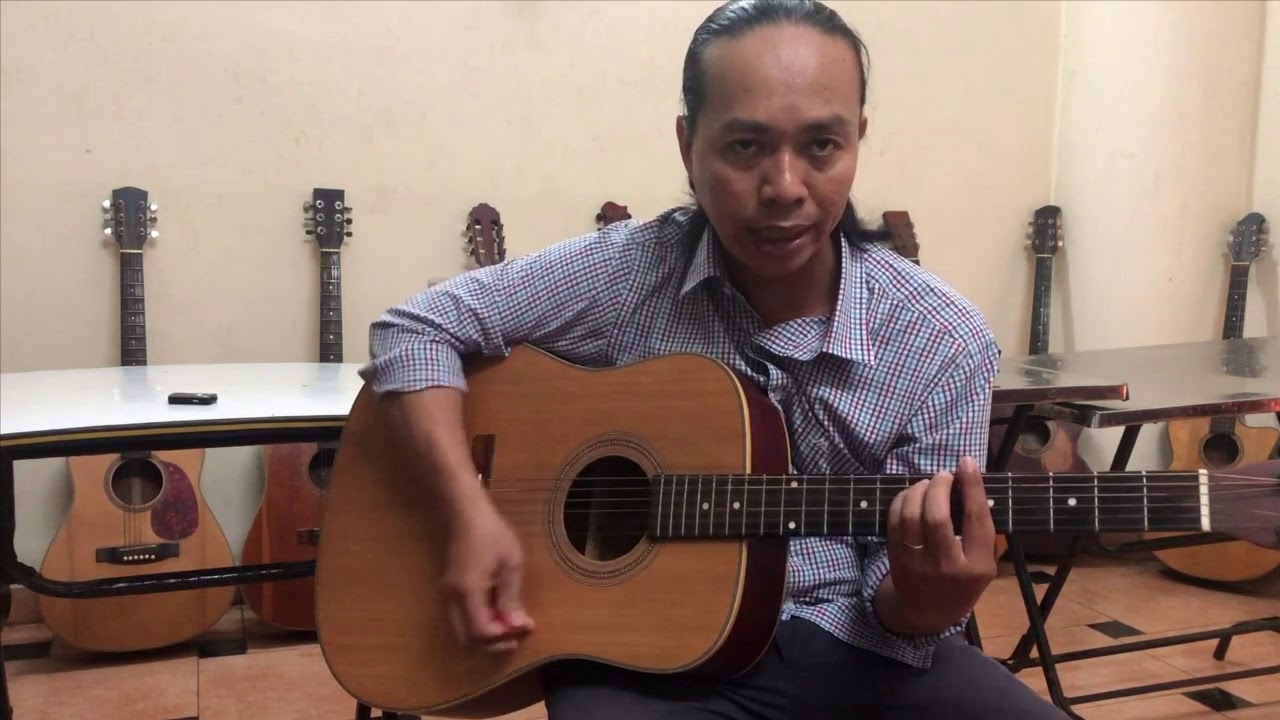 HƯỚNG DẨN CÁCH ĐÁNH ĐIÊP KHÚC BOLERO-GUITAR HOÀNG QUÂN LỚP NHẠC 126