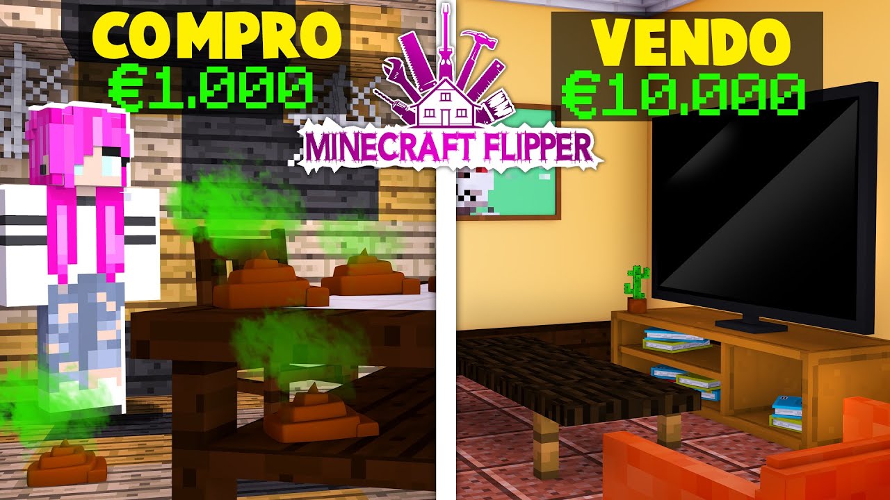 CASA POVERA DI FAIRY DIVENTA CASA RICCA! 🧚‍♀️ - MINECRAFT FLIPPER