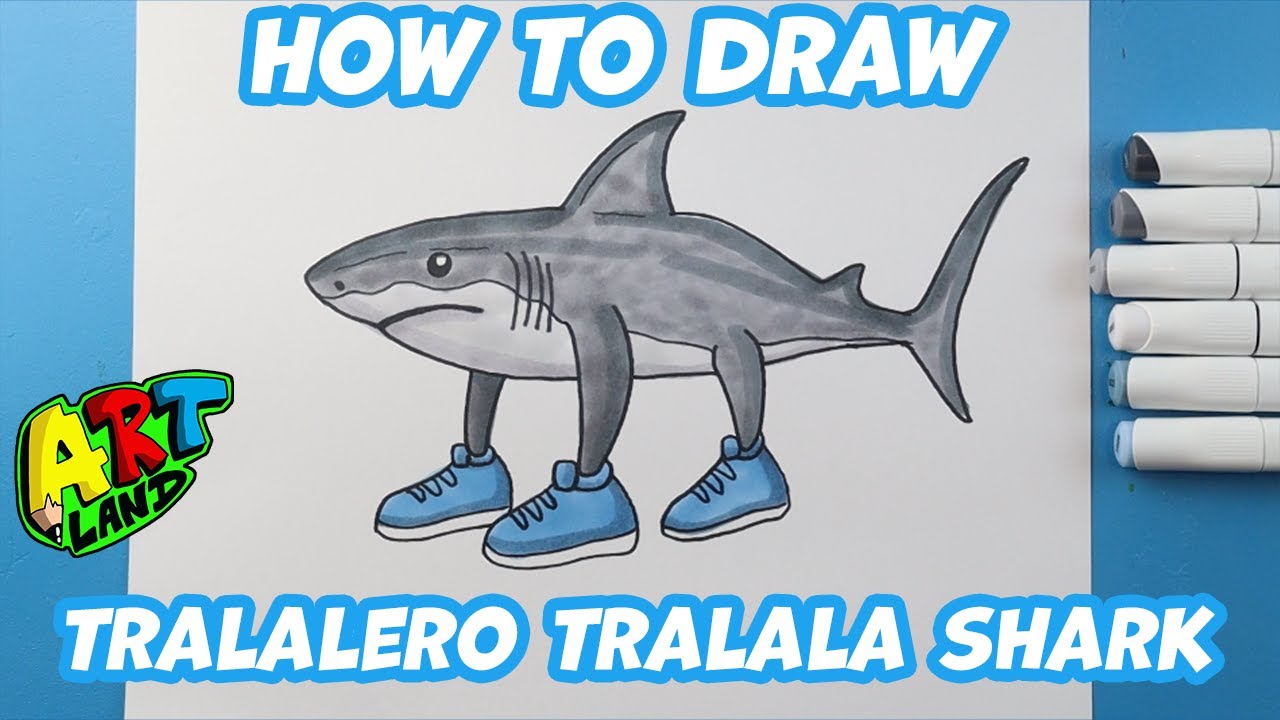 How to Draw Tralalero Tralala Shark