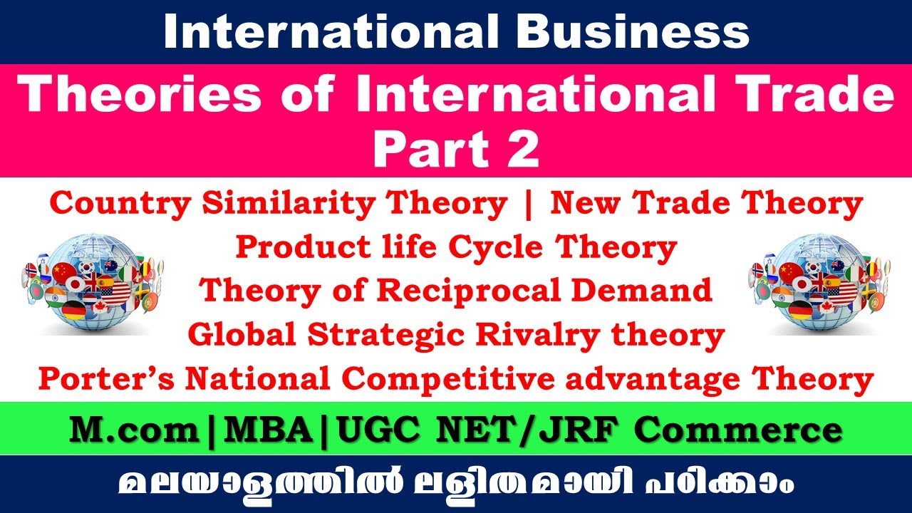 Theories of international Trade Part 2| International business| Mcom|MBA|UGC NET/JRF