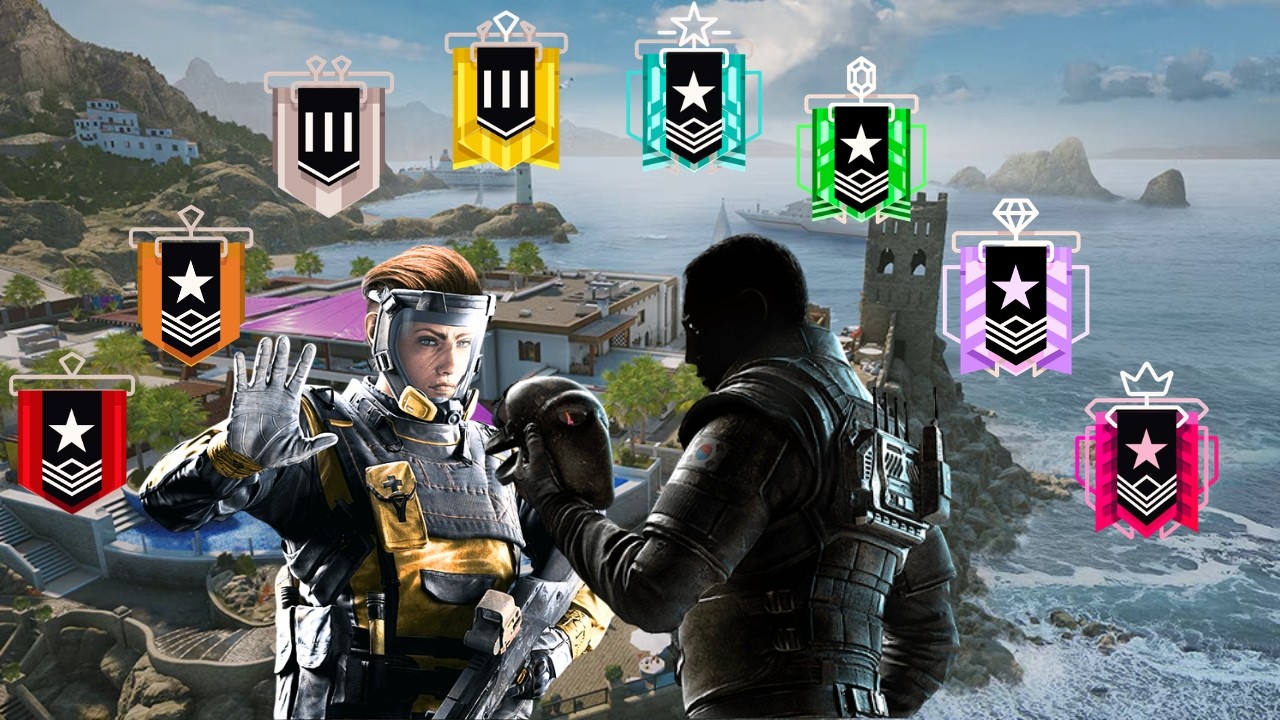 1v1 vs EVERY RANK on Rainbow Six Siege