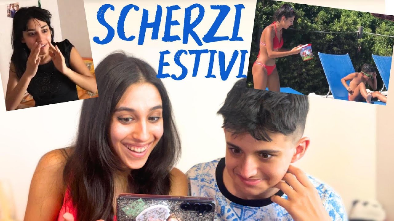 SCHERZI ESTIVI PIU' DIVERTENTI ! VIDEO REACTION / tina e pippo review