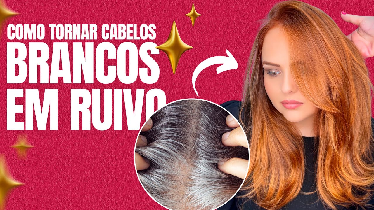 Como transformar cabelos brancos em ruivos?