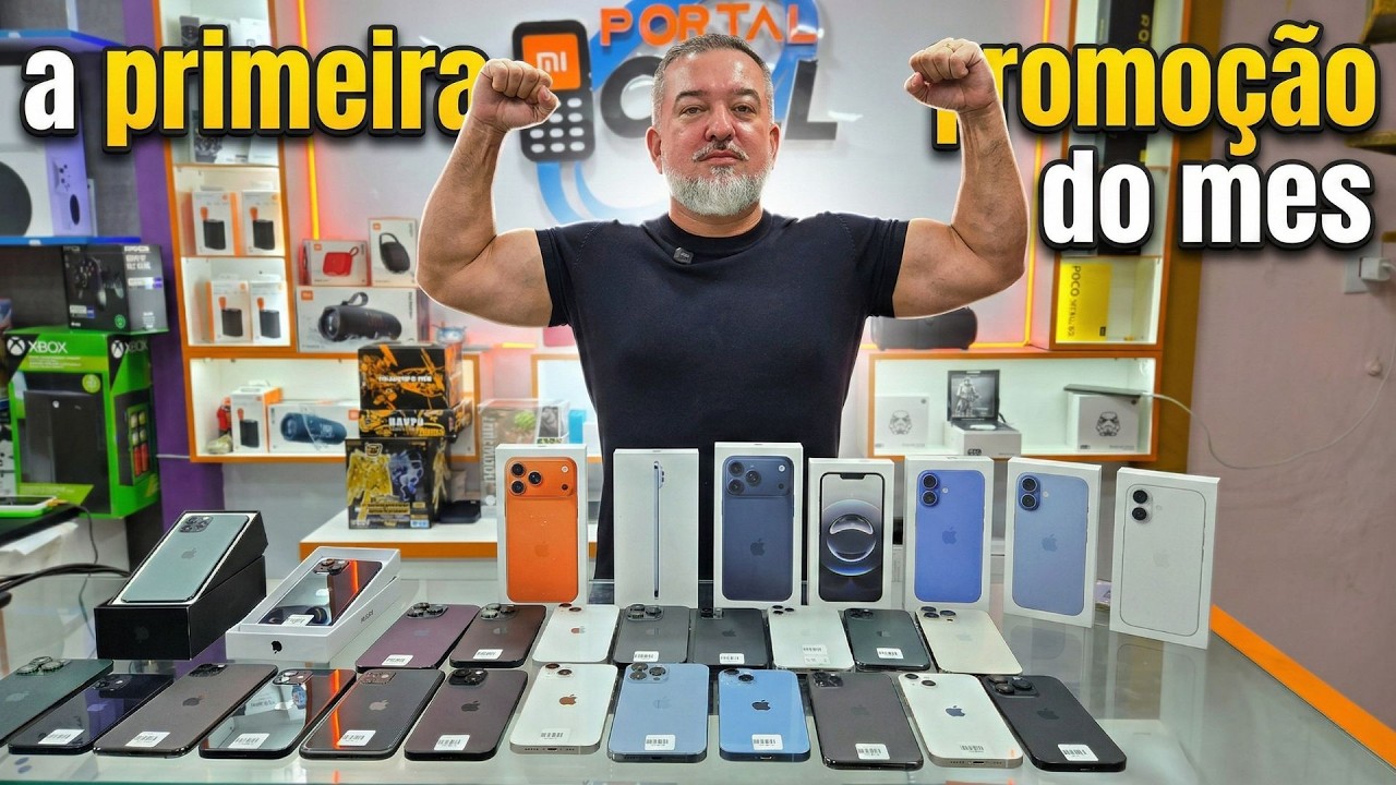 TODOS OS IPHONES 17 BAIXOU AINDA MAIS. ATUALIZAÇÃO DE PREÇOS.