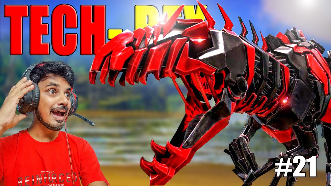 I Tamed The Ruthless Predator Mechanical Tyrannosaurus Rex ''Tech T-REX'' | Ark Survival Evolved #21