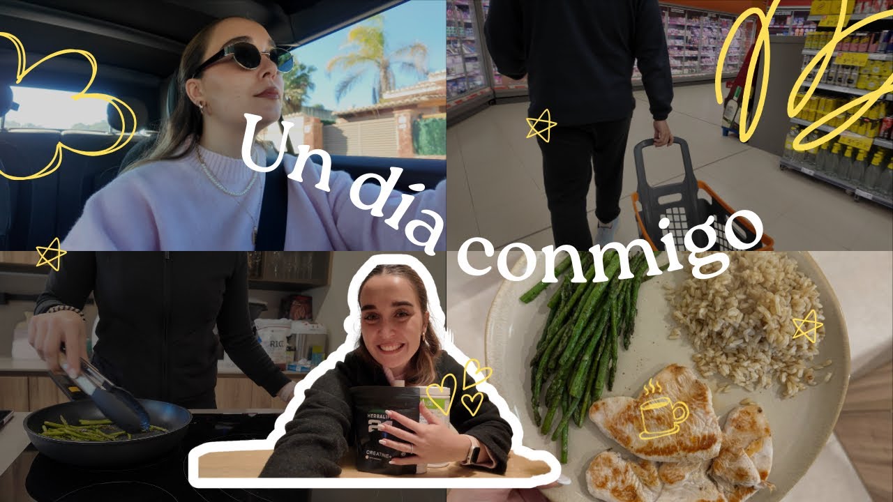 Un día conmigo || gimnasio, comida sana, trabajo, descanso 🥦🏋🏼‍♀️