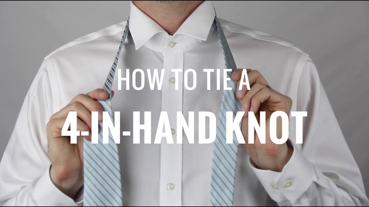 How to Tie a Necktie: 4-in-Hand Knot | The Distilled Man