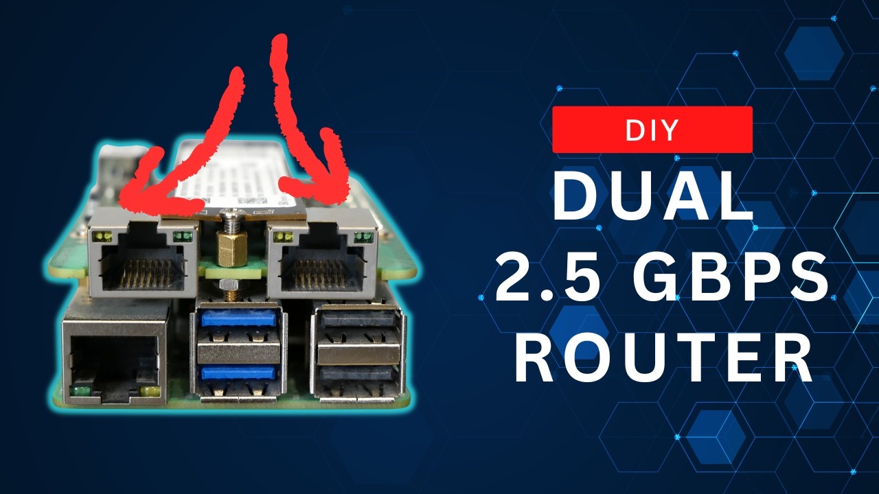 Двухдиапазонный маршрутизатор на базе Raspberry Pi 5 с OpenWRT и скоростью 2,5 Гбит/с! (с платой ...