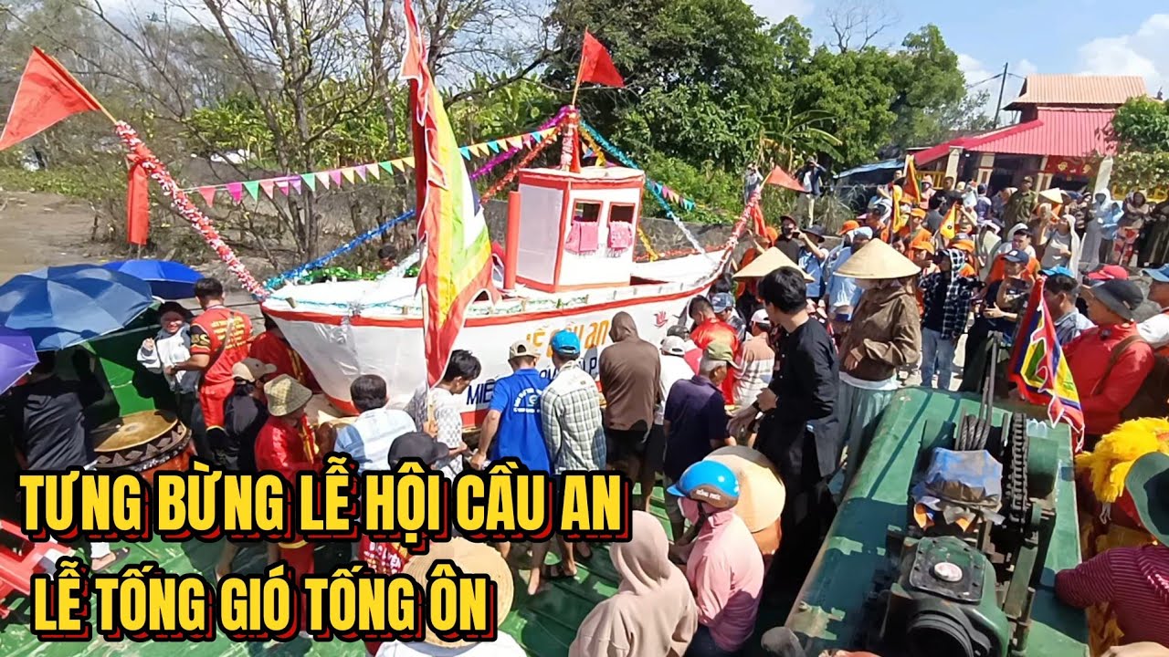 Lễ Hội Cầu An Xóm Chài Tống Ôn Tống Gió - Tưng Bừng Trên Sông Ninh Kiều Cần Thơ #trungtinhtv