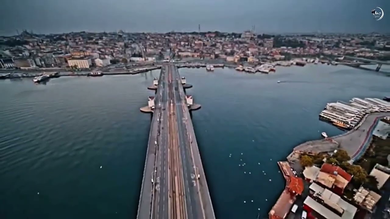 تصوير جوي الى مدينة اسطنبول التركية 