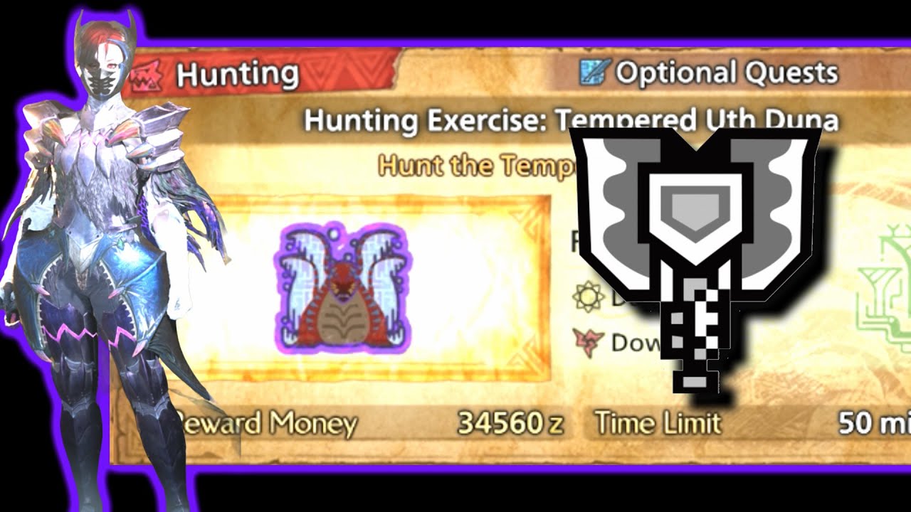 SET elementale SBAGLIATO | Hunting Exercise: Tempered Uth Duna |  #mhwilds