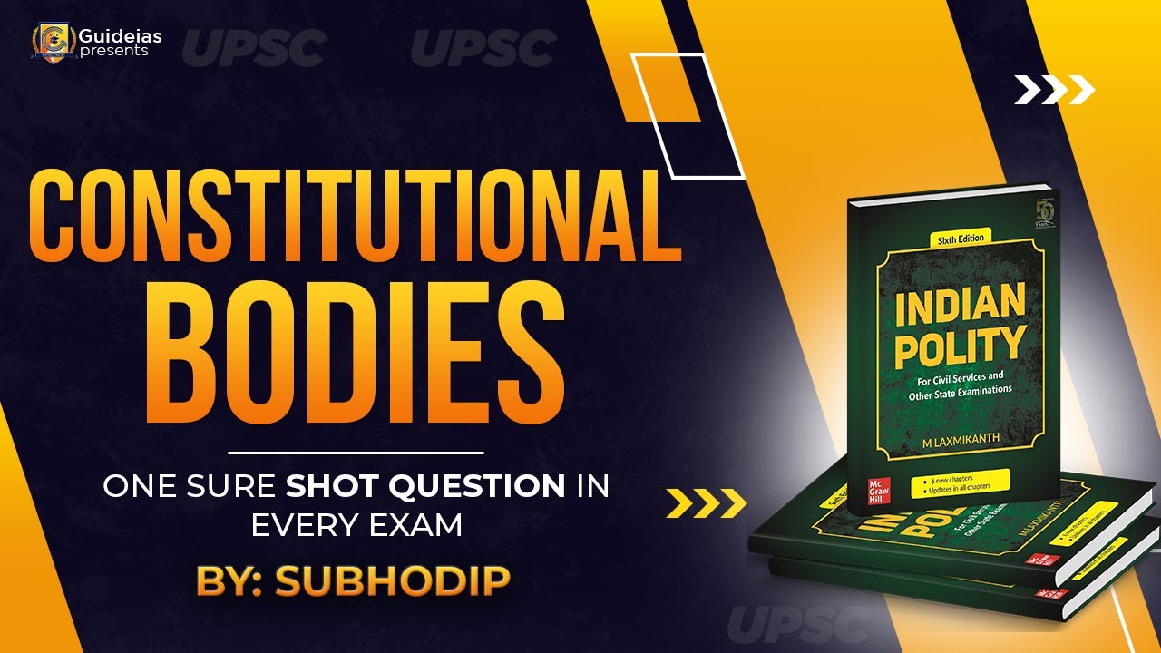 Constitutional Bodies! One sure shot question in every exam! Indian polity! Guide IAS #upsc #prelims