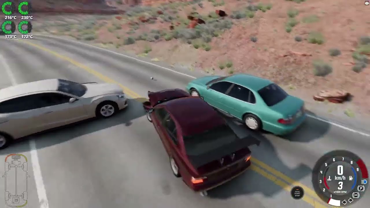 BMW E36 Race Pure Speed! | BeamNG.drive |