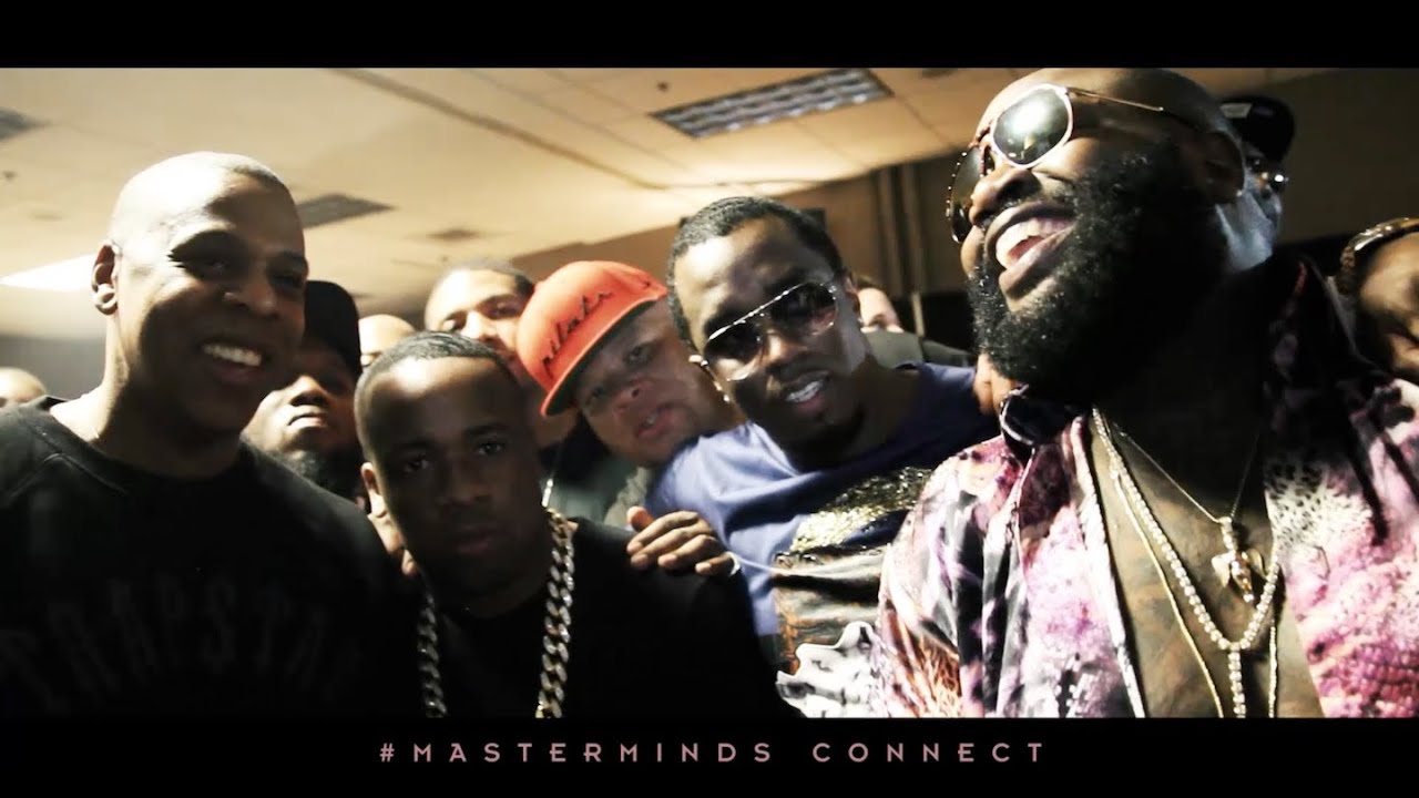 Rick Ross performs with Jay Z in Florida. Backstage MCHG Tour. #Masterminds Connect