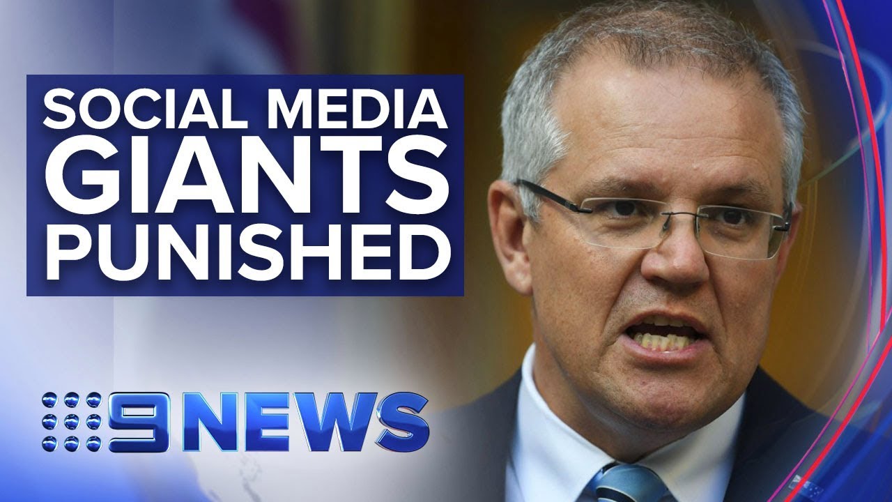 Social media giants face new laws in crackdown on extreme content | Nine News Australia