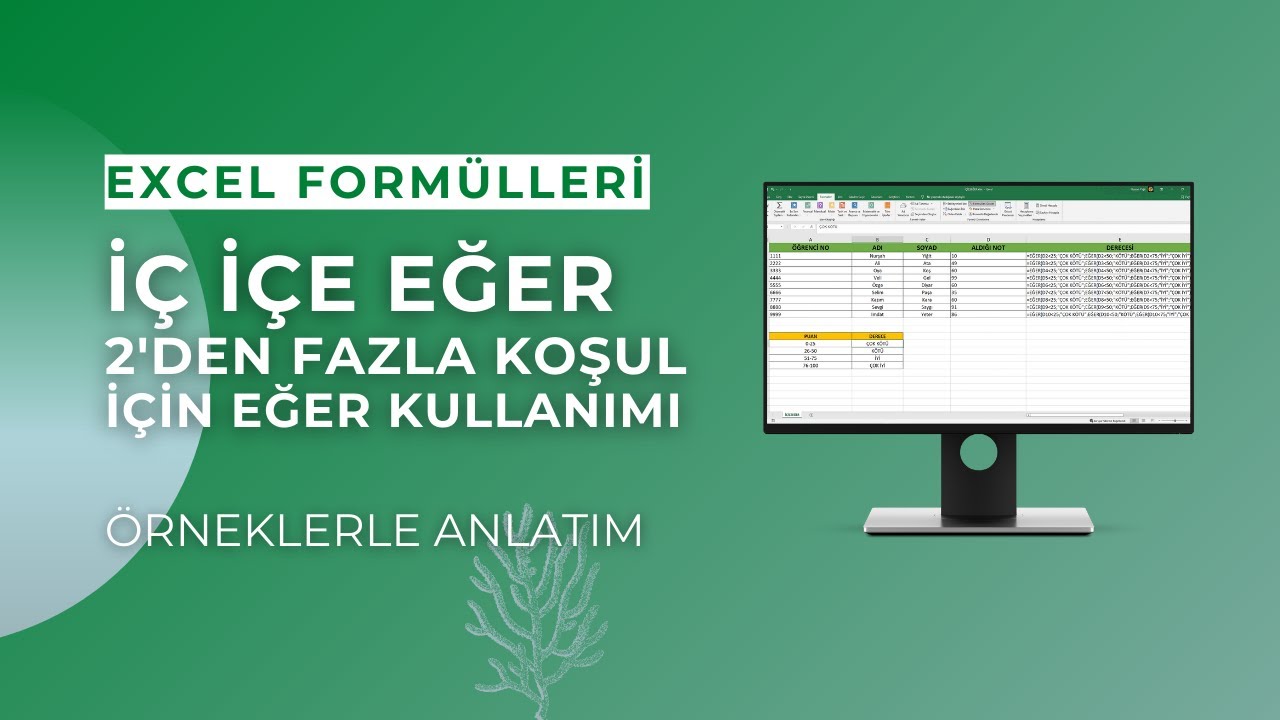 Excel İç İçe EĞER Formülü - Sonuç 2'Den Fazlaysa Ne Yapılır