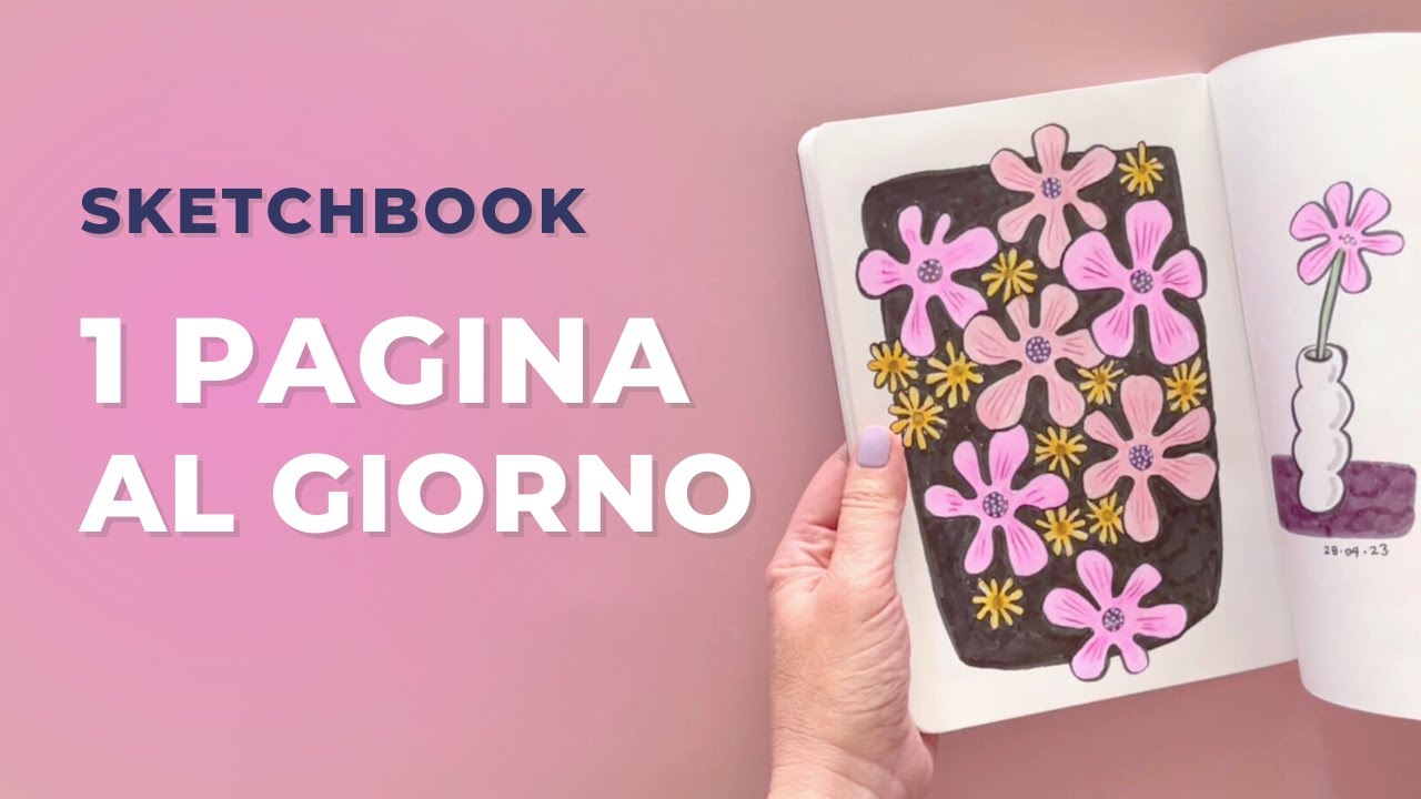 Tour del mio sketchbook. Una pagina al giorno per un mese