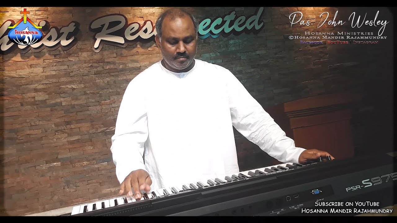 Pas.JOHN WESLEY anna INSTRUMENTAL || SIYYONULONUNDI NEVU || Hosanna Ministries 2019 NEW SONG