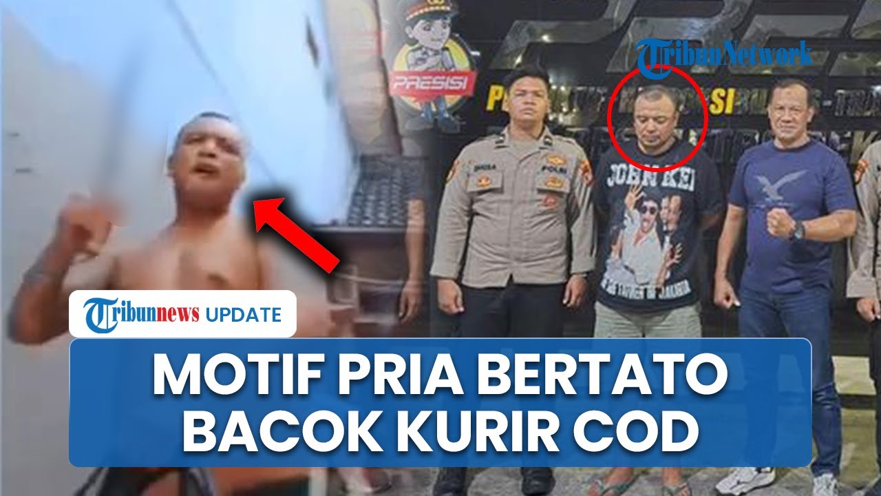 Tak Lagi Garang Pria Bertato Pembacok Kurir COD di Bekasi Pasrah Serahkan Diri, Motif Terkuak
